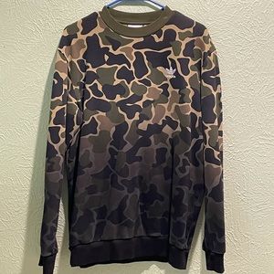 Adidas Camouflage Crewneck Medium